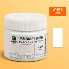 Premium Watercolor Craft Paint 100ml Thick Creamy Gouache Paint for Baby Handprint Footprint Canvas DIY Kits