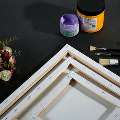 Premium Blank Canvas Panels for Painting – Multi-Pack Stretched Canvas Boards