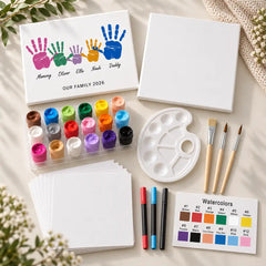 DIY Family Handprint Canvas Art Kit