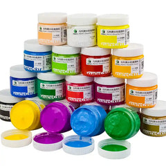 Premium Watercolor Craft Paint  100ml Thick Creamy Gouache Paint for Baby Handprint Footprint Canvas DIY Kits