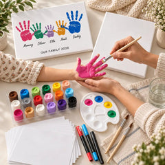 DIY Family Handprint Canvas Art Kit